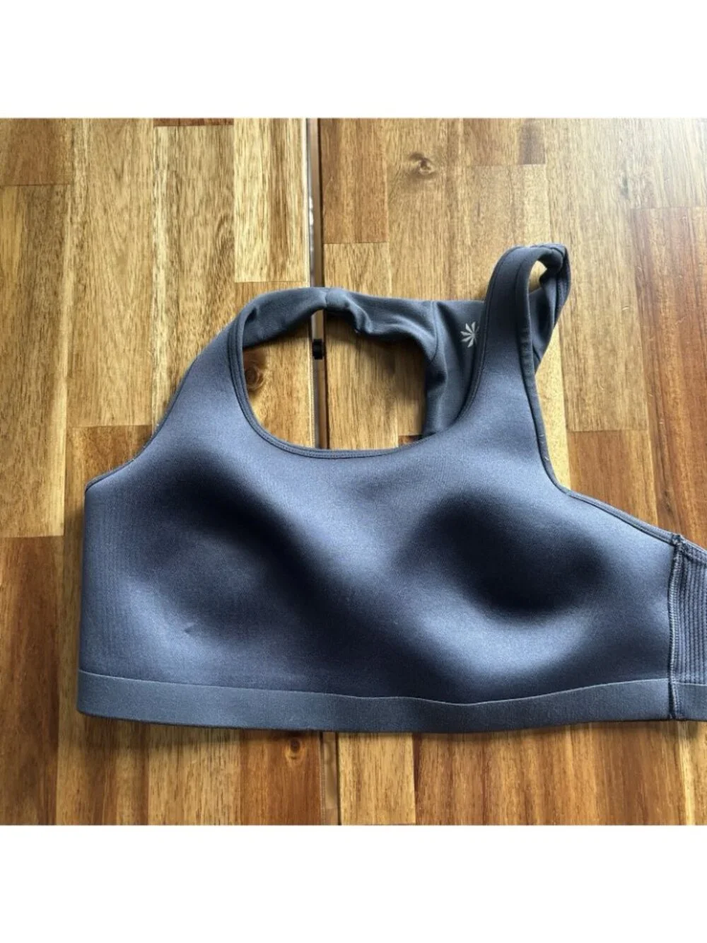 ATHLETA GIRL Gray Sports Bra Size 14 XL Gym Workout School Training‎ Sports